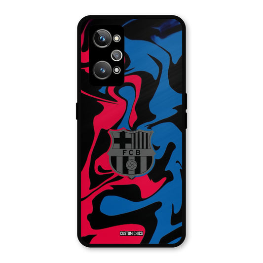 FC Barcelona Comic Realme GT Neo 2 Mobile Back Cover - Sports PrintShield Case