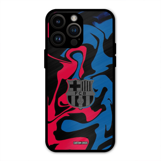 FC Barcelona Comic  iPhone 14 Pro Max Mobile Back Cover - Sports PrintShield Case