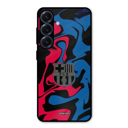 FC Barcelona Comic Samsung Galaxy S25 Plus Mobile Back Cover - Sports PrintShield Case