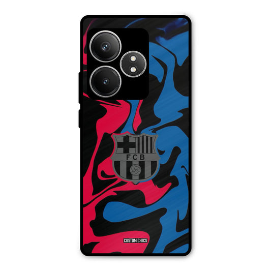 FC Barcelona Comic Realme GT 6T Mobile Back Cover - Sports PrintShield Case