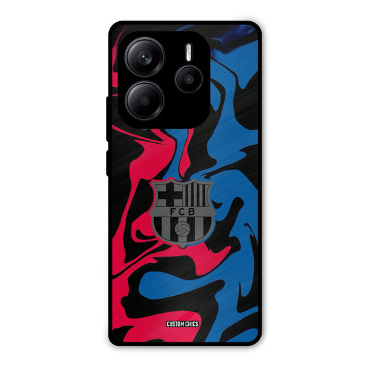 FC Barcelona Comic Redmi Note 14 Mobile Back Cover - Sports PrintShield Case