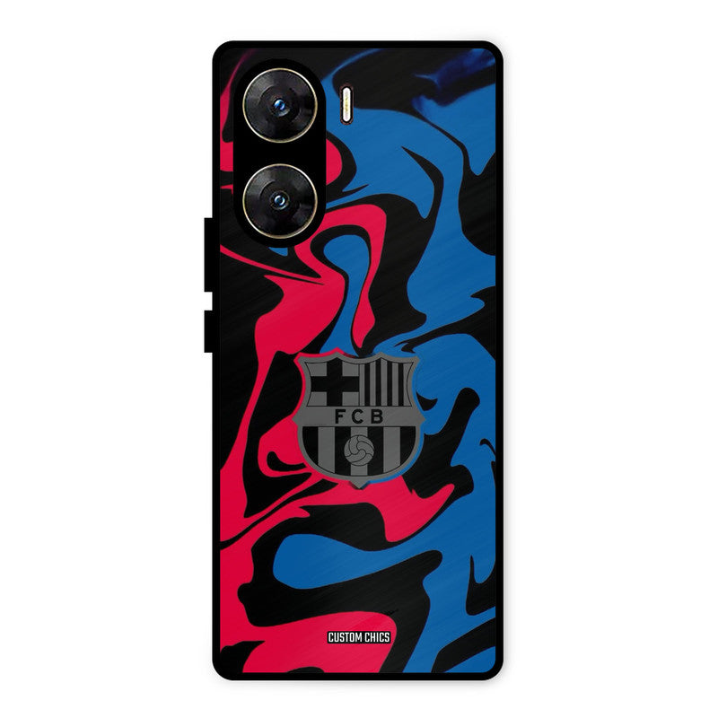 FC Barcelona Comic Vivo V29e Mobile Back Cover - Sports PrintShield Case