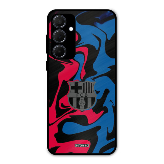 FC Barcelona Comic Samsung Galaxy A35 5G Mobile Back Cover - Sports PrintShield Case