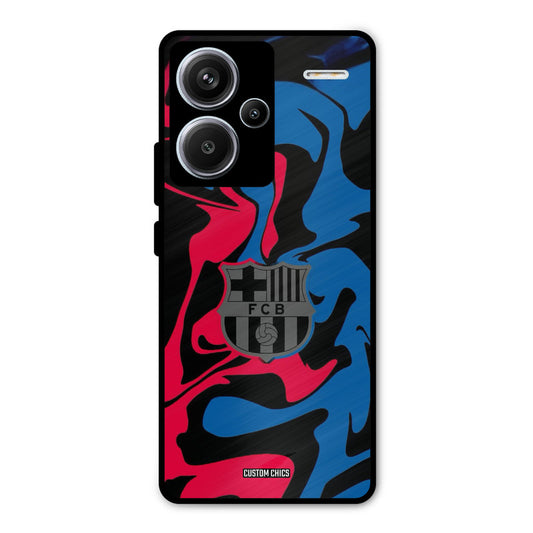 FC Barcelona Comic Redmi Note 13 Pro Plus Mobile Back Cover - Sports PrintShield Case