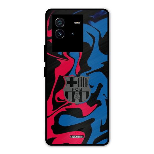 FC Barcelona Comic iQOO Neo 6 5G Mobile Back Cover - Sports PrintShield Case