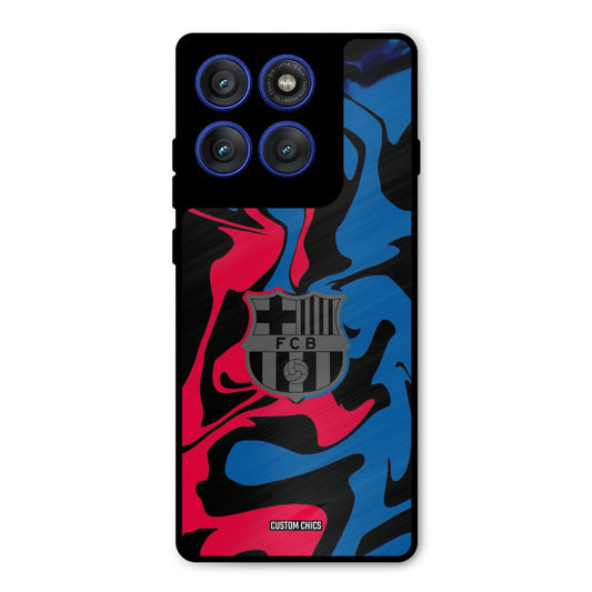 FC Barcelona Comic Motorola Edge 60 Pro Mobile Back Cover - Sports PrintShield Case