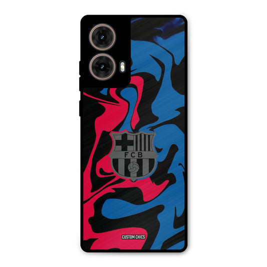 FC Barcelona Comic Moto G85 Mobile Back Cover - Sports PrintShield Case
