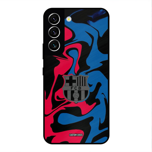 FC Barcelona Comic Samsung Galaxy S22 Mobile Back Cover - Sports PrintShield Case