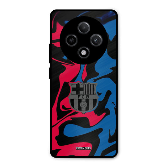 FC Barcelona Comic Oppo F27 Pro Plus 5G Mobile Back Cover - Sports PrintShield Case