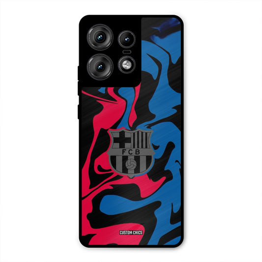 FC Barcelona Comic Motorola Edge 50 Pro Mobile Back Cover - Sports PrintShield Case
