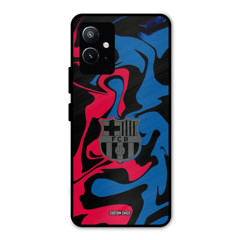 FC Barcelona Comic Vivo Y75 5G Mobile Back Cover - Sports PrintShield Case