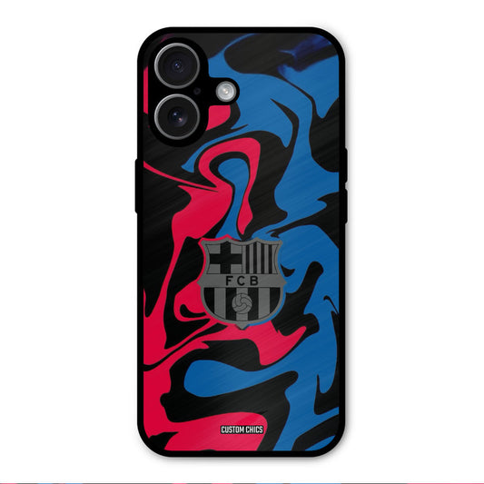 FC Barcelona Comic iPhone 17 Mobile Back Cover - Sports PrintShield Case