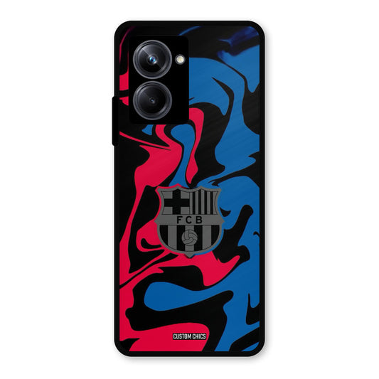 FC Barcelona Comic Realme 10 Pro Mobile Back Cover - Sports PrintShield Case