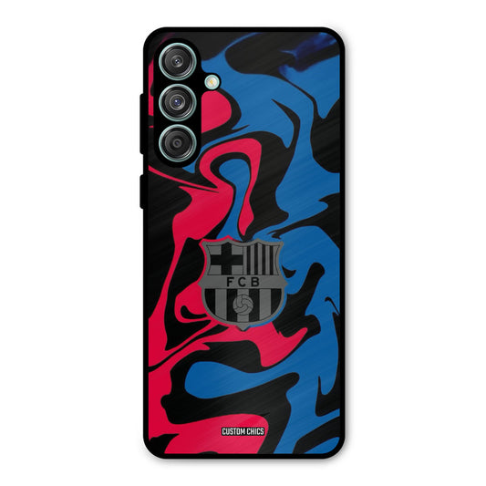 FC Barcelona Comic Samsung Galaxy M55 5G Mobile Back Cover - Sports PrintShield Case