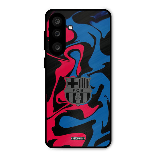 FC Barcelona Comic Samsung Galaxy M56 Mobile Back Cover - Sports PrintShield Case