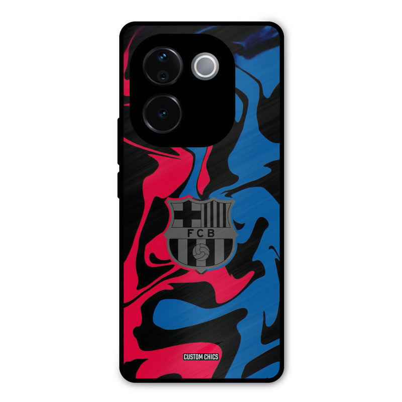FC Barcelona Comic iQOO Z9s Pro Mobile Back Cover - Sports PrintShield Case