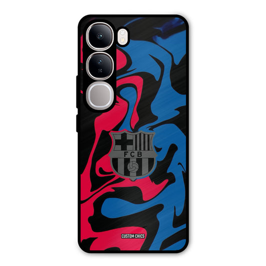 FC Barcelona Comic Vivo Y300 Mobile Back Cover - Sports PrintShield Case
