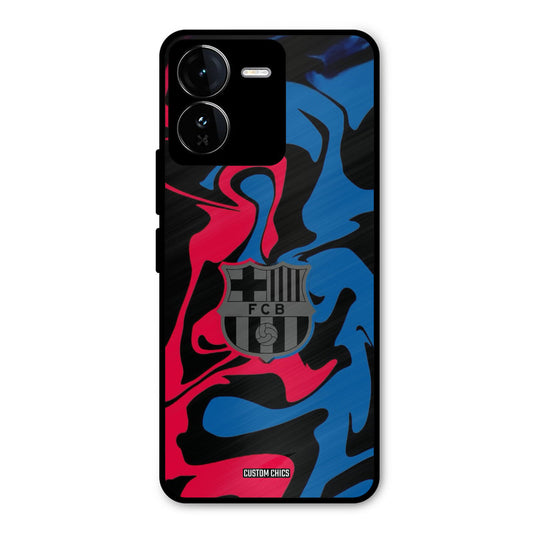 FC Barcelona Comic iQOO Z9 Mobile Back Cover - Sports PrintShield Case