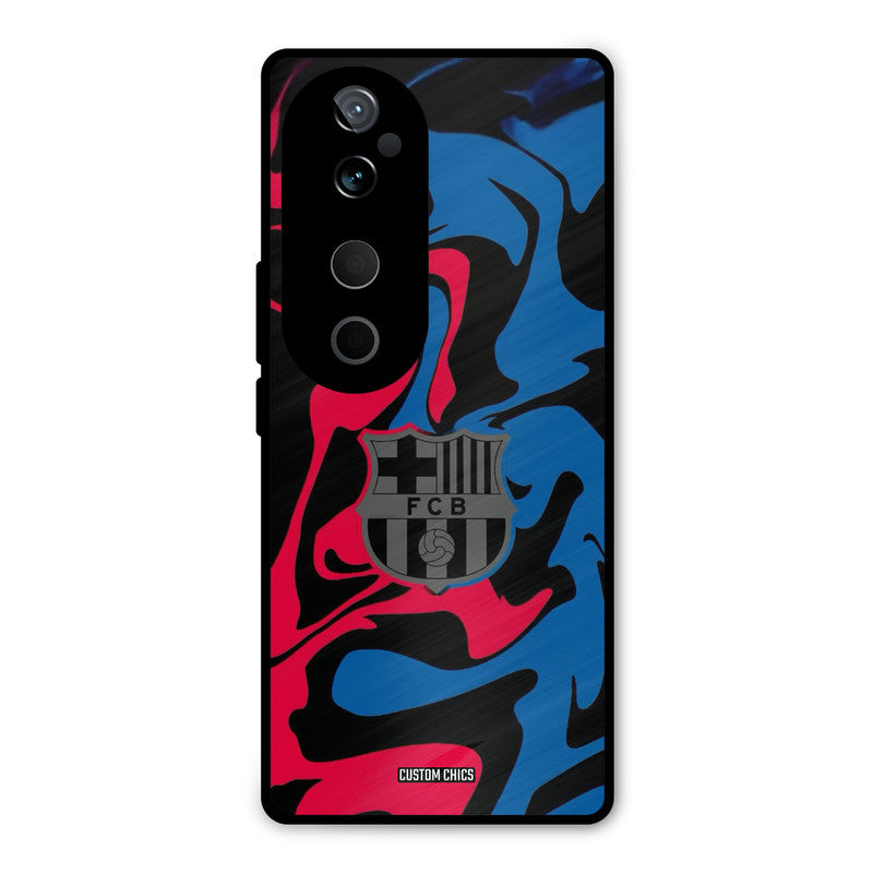 FC Barcelona Comic Vivo V40 Pro Mobile Back Cover - Sports PrintShield Case