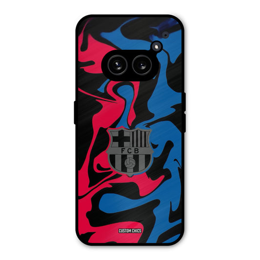 FC Barcelona Comic Nothing Phone 2a Mobile Back Cover - Sports PrintShield Case