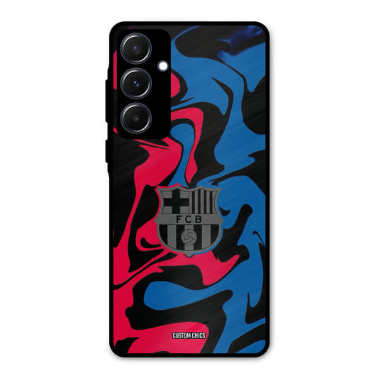 FC Barcelona Comic Samsung Galaxy A55 5G Mobile Back Cover - Sports PrintShield Case