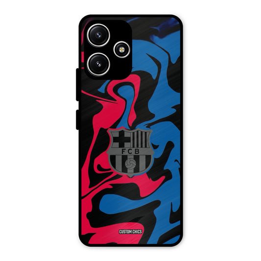 FC Barcelona Comic Redmi 12 5G Mobile Back Cover - Sports PrintShield Case