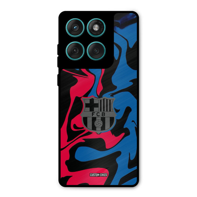 FC Barcelona Comic Motorola Edge 60 Mobile Back Cover - Sports PrintShield Case