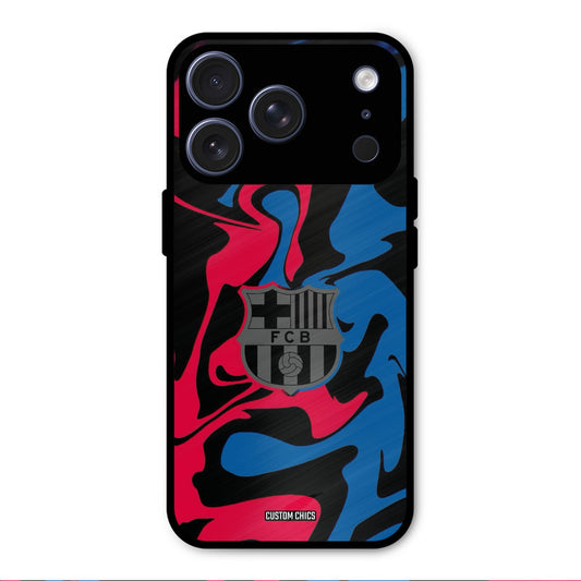 FC Barcelona Comic iPhone 17 Pro Max Mobile Back Cover - Sports PrintShield Case