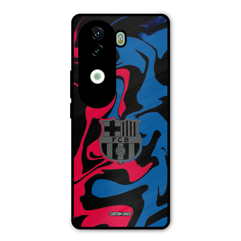 FC Barcelona Comic iQOO Z9s Mobile Back Cover - Sports PrintShield Case