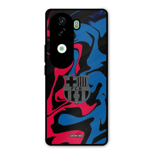 FC Barcelona Comic Vivo V40e Mobile Back Cover - Sports PrintShield Case