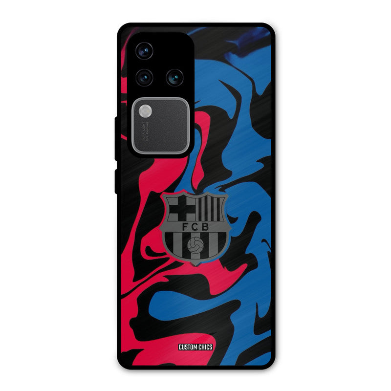 FC Barcelona Comic Vivo V30 Pro Mobile Back Cover - Sports PrintShield Case