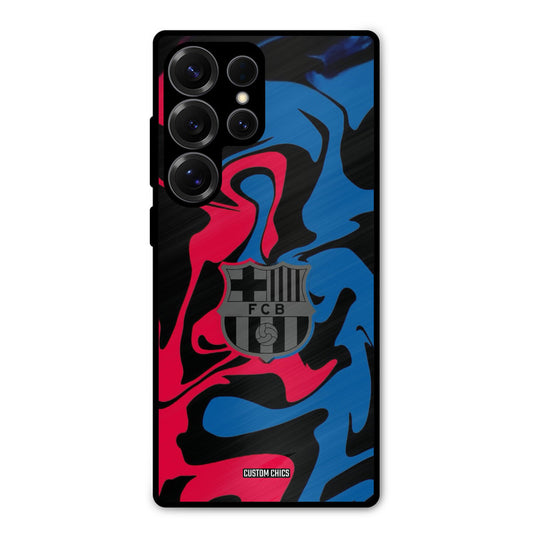 FC Barcelona Comic Samsung Galaxy S25 Ultra Mobile Back Cover - Sports PrintShield Case