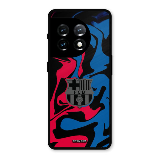 FC Barcelona Comic OnePlus 11 Mobile Back Cover - Sports PrintShield Case