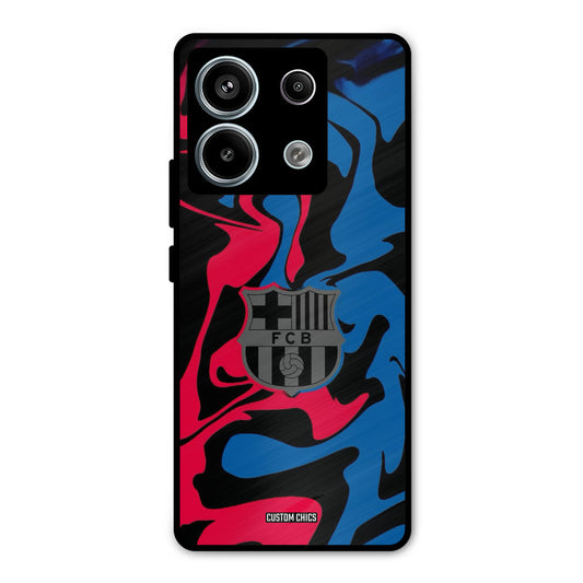FC Barcelona Comic Redmi Note 13 Pro 5G Mobile Back Cover - Sports PrintShield Case