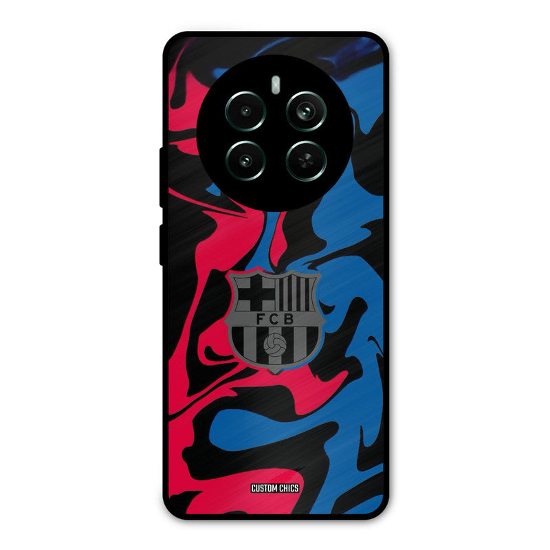 FC Barcelona Comic Realme 12 Plus Mobile Back Cover - Sports PrintShield Case