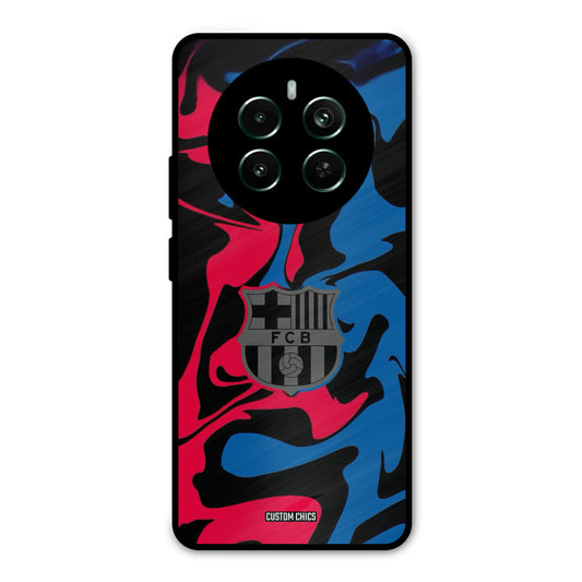 FC Barcelona Comic Realme 12 Plus Mobile Back Cover - Sports PrintShield Case