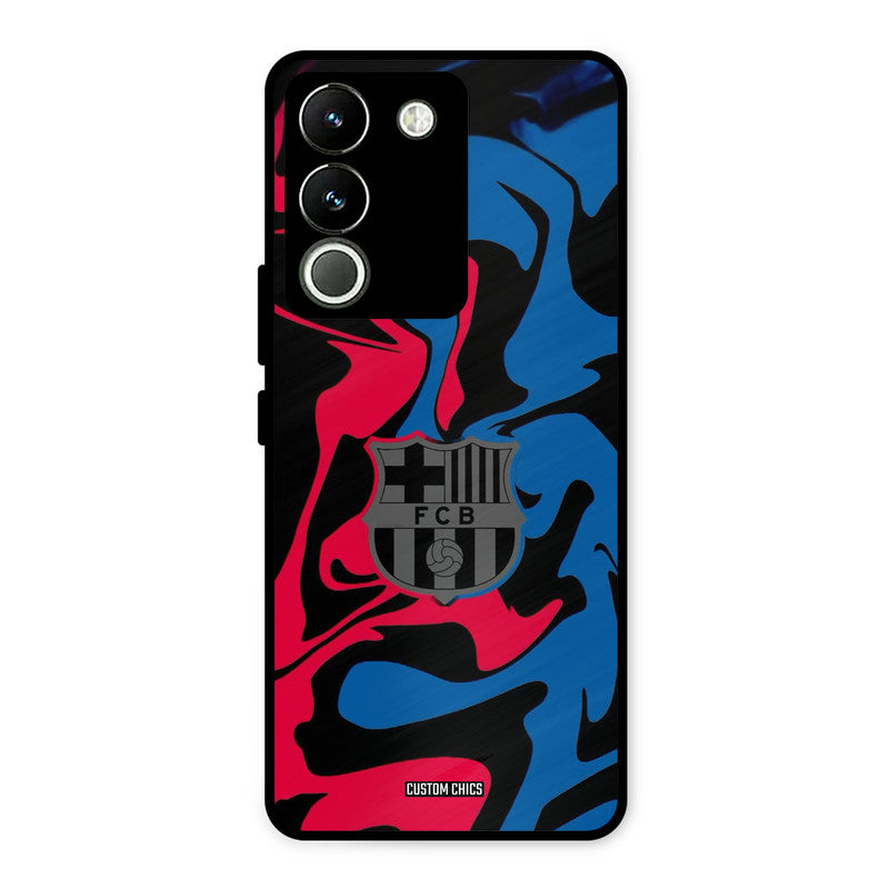 FC Barcelona Comic Vivo Y200 Mobile Back Cover - Sports PrintShield Case