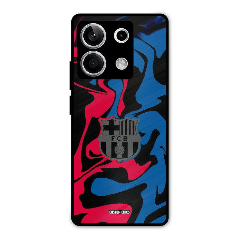 FC Barcelona Comic Redmi Note 13 5G Mobile Back Cover - Sports PrintShield Case