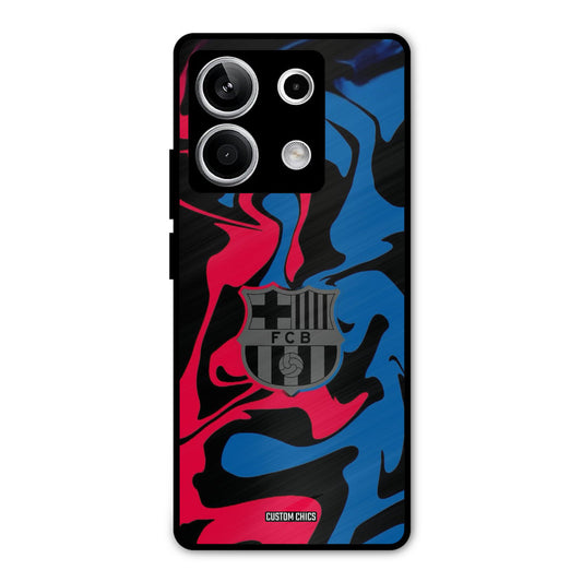 FC Barcelona Comic Redmi Note 13 5G Mobile Back Cover - Sports PrintShield Case