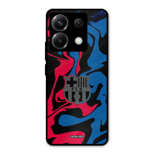 FC Barcelona Comic Poco X6 Mobile Back Cover - Sports PrintShield Case