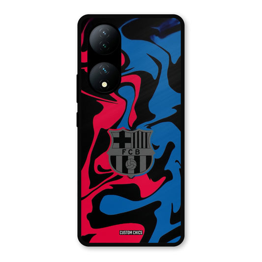 FC Barcelona Comic Vivo Y100 Mobile Back Cover - Sports PrintShield Case