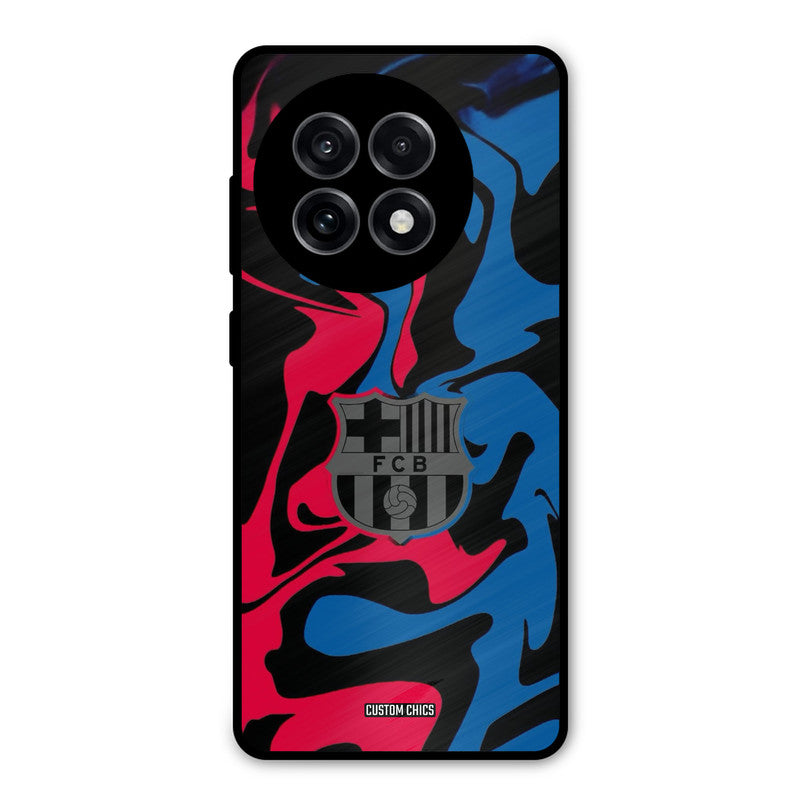 FC Barcelona Comic OnePlus 13R Mobile Back Cover - Sports PrintShield Case