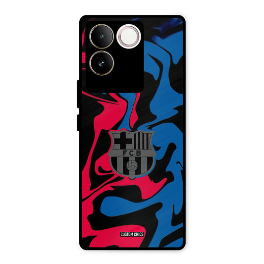 FC Barcelona Comic Vivo T2 Pro Mobile Back Cover - Sports PrintShield Case