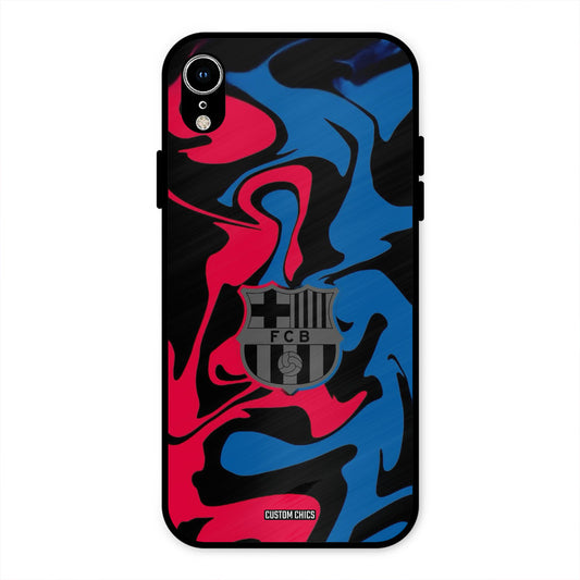 FC Barcelona Comic iPhone XR Mobile Back Cover - Sports PrintShield Case
