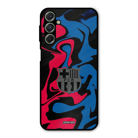 FC Barcelona Comic Samsung Galaxy M34 Mobile Back Cover - Sports PrintShield Case
