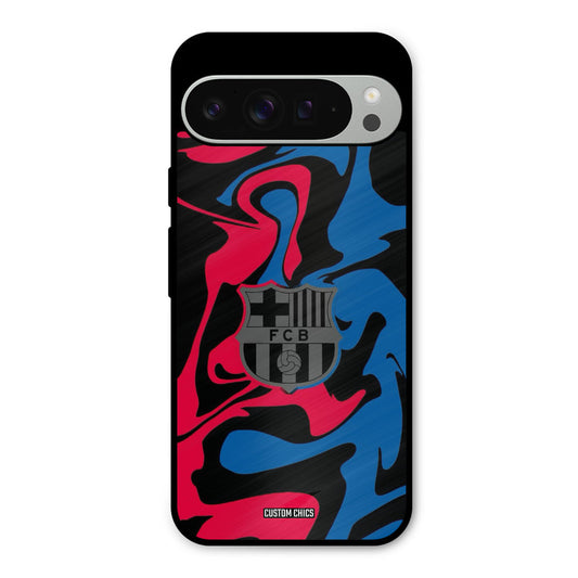 FCB Stripes Google Pixel 9 Pro XL Mobile Back Cover - Sports PrintShield Case