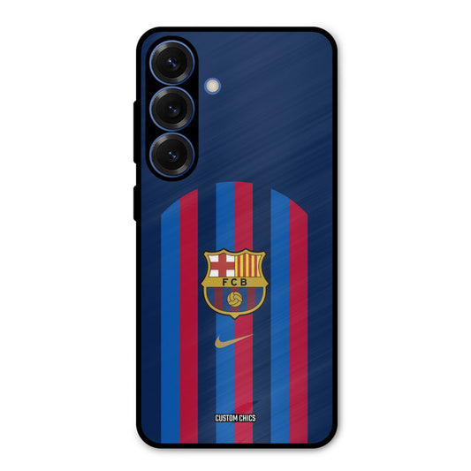 FCB Stripes Samsung Galaxy S25 Plus Mobile Back Cover - Sports PrintShield Case