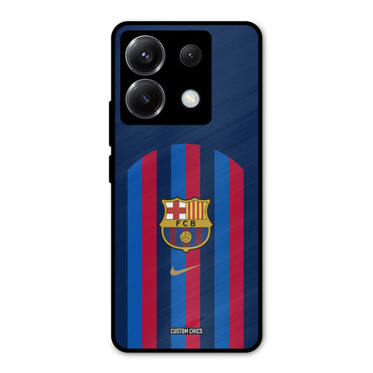FCB Stripes Poco X6 Mobile Back Cover - Sports PrintShield Case