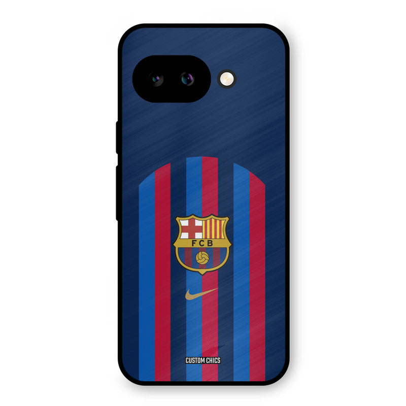 FCB Stripes Google Pixel 9A Mobile Back Cover - Sports PrintShield Case