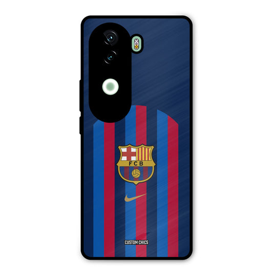 FCB Stripes iQOO Z9s Mobile Back Cover - Sports PrintShield Case